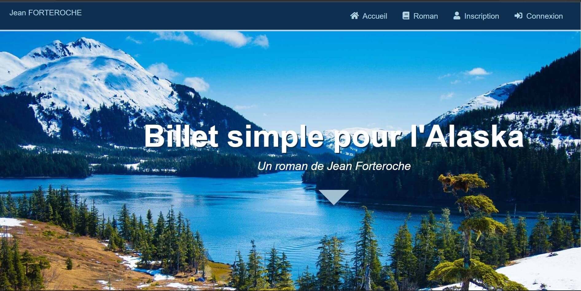 Projet du blog de Jean Forteroche